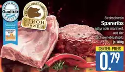 E-Center Strohschwein Spareribs Angebot