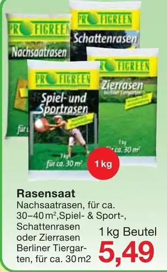 Jawoll Rasensaat 1kg Angebot