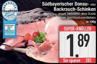 E-Center Südbayerischer Donau- oder Backrauch-Schinken Angebot