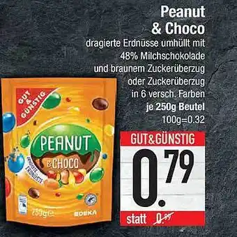 E-Center Gut & Günstig Peanut & Choco Angebot