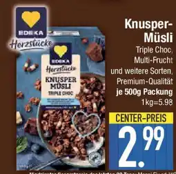 E-Center Knusper- Müsli Angebot