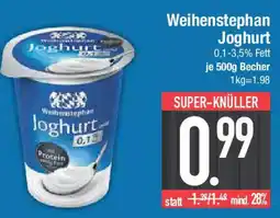 E-Center Weihenstephan Joghurt Angebot