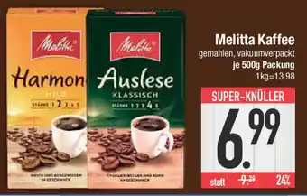 E-Center Melitta Kaffee Angebot