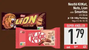 E-Center Nestlé KitKat, Nuts, Lion oder Smarties Angebot