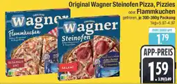 E-Center Original Wagner Steinofen Pizza, Pizzies oder Flammkuchen Angebot