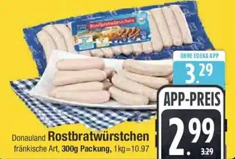 E-Center Donauland Rostbratwürstchen Angebot