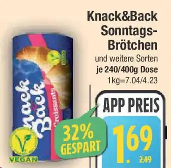 E-Center Knack&Back Sonntags- Brötchen Angebot