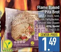 E-Center Flame Baked Pita Brot Angebot