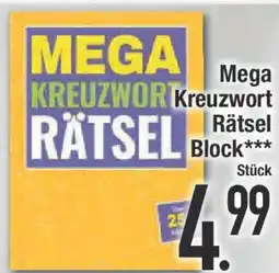 E-Center MEGA Kreuzwort Rätsel Block Angebot