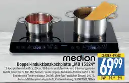 E-Center medion Doppel-Induktionskochplatte,,MD 15324" Angebot