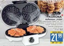 E-Center KORONA Waffeleisen,,41020" Angebot