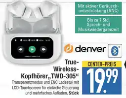 E-Center denver True- Wireless- Kopfhörer,,TWD-305" Angebot