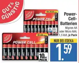 E-Center GUT& GÜNSTIG Power- Cell- Batterien Angebot