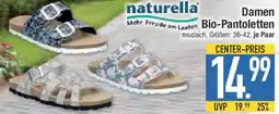 E-Center naturella Damen Bio-Pantoletten Angebot