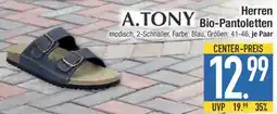 E-Center A.TONY Herren Bio-Pantoletten Angebot