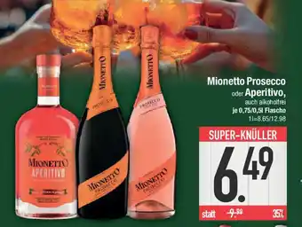 E-Center Mionetto Prosecco oder Aperitivo Angebot