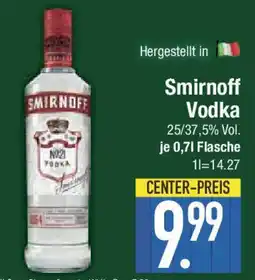 E-Center Smirnoff Vodka Angebot