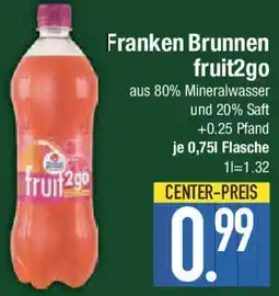 E-Center Franken Brunnen fruit2go Angebot