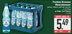 E-Center Franken Brunnen Mineralwasser Angebot