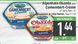 E-Center Alpenhain Obazda oder Camembert-Creme Angebot