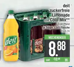 E-Center deit zuckerfreie Limonade oder Cola-Mix Angebot