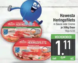 E-Center Hawesta Heringsfilets Angebot