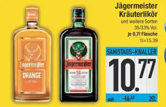 E-Center Jägermeister Kräuterlikör Angebot