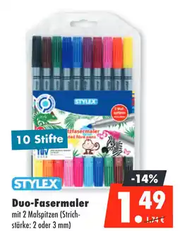 Mäc Geiz STYLEX Duo-Fasermaler Angebot