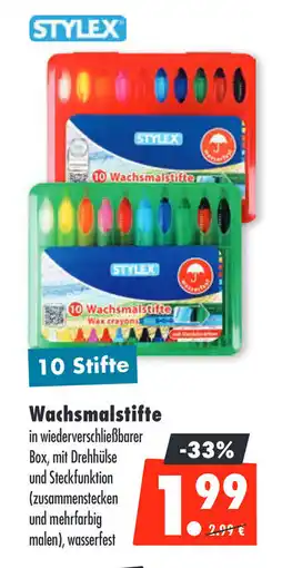 Mäc Geiz STYLEX Wachsmalstifte Angebot