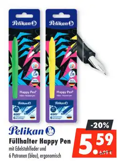 Mäc Geiz Pelikan Füllhalter Happy Pen Angebot