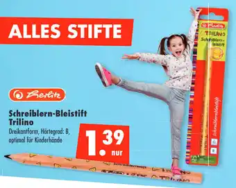 Mäc Geiz Herlitz Schreiblern-Bleistift Trilino Angebot