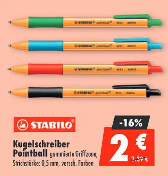 Mäc Geiz STABILO Kugelschreiber Pointball Angebot