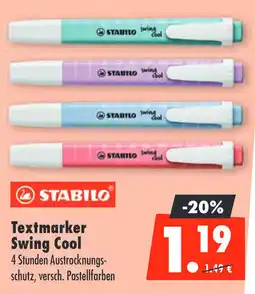 Mäc Geiz STABILO Textmarker Swing Cool Angebot