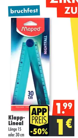 Mäc Geiz Maped Klapp Lineal Angebot