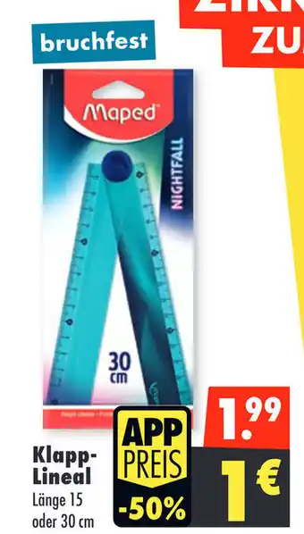 Mäc Geiz Maped Klapp Lineal Angebot