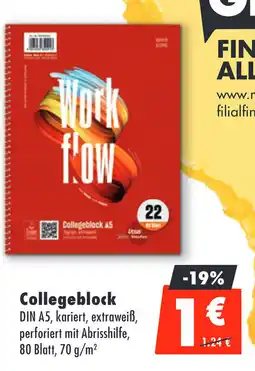 Mäc Geiz Collegeblock Angebot
