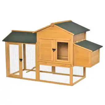 Netto Marken-Discount PawHut Hühnerstall Tannenholz Angebot