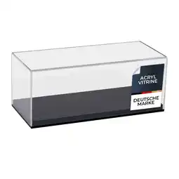 Netto Marken-Discount HMF 46802 Acryl Vitrine / Schaukasten für Modellautos, Figuren, 27 x 12 x 11 cm, Transparent Angebot