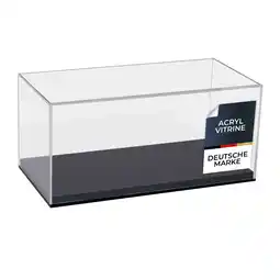 Netto Marken-Discount HMF 46803 Acryl Vitrine / Schaukasten für Modellautos, Figuren, 30 x 15 x 14 cm, Transparent Angebot