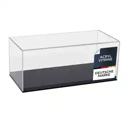 Netto Marken-Discount HMF 46804 Acryl Vitrine / Schaukasten für Modellautos, Figuren, 34 x 16 x 14 cm, Transparent Angebot