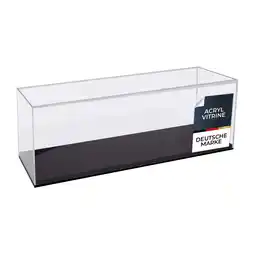 Netto Marken-Discount HMF 46805 Acryl Vitrine / Schaukasten für Modellautos, Figuren, 50 x 16 x 18 cm, Transparent Angebot