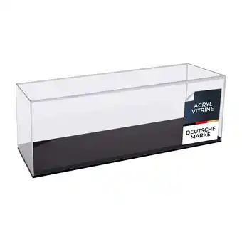 Netto Marken-Discount HMF 46805 Acryl Vitrine / Schaukasten für Modellautos, Figuren, 50 x 16 x 18 cm, Transparent Angebot