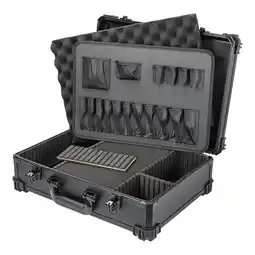 Netto Marken-Discount HMF 15701-02 Werkzeugkoffer leer, Werkzeugkasten groß mit Rasterschaumstoff, 46 x 33 x 15 cm Angebot