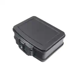 Netto Marken-Discount HMF 250452 Feuerfeste Wasserdichte Dokumentenbox, DIN A4, 44,5 x 16,5 x 33 cm, Schwarz Angebot