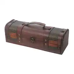 Netto Marken-Discount HMF Vintage Deko Geschenkbox mit Deckel aus Holz, für 1 Flasche Wein, Querformat, Portugal Angebot