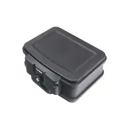 Netto Marken-Discount HMF 250451 Feuerfeste Wasserdichte Dokumentenbox, DIN A5, 38,5 x 16,5 x 28 cm, Schwarz Angebot