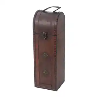 Netto Marken-Discount HMF Vintage Deko Geschenkbox mit Deckel aus Holz, für 1 Flasche Wein, Hochformat, Italien Angebot
