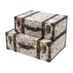 Netto Marken-Discount HMF VKO105 Vintage Koffer aus Holz, 2er Set, Versch. Größen, Deko Barock Angebot