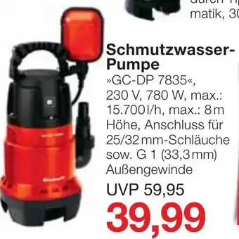 Jawoll Schmutzwasser Pumpe Angebot