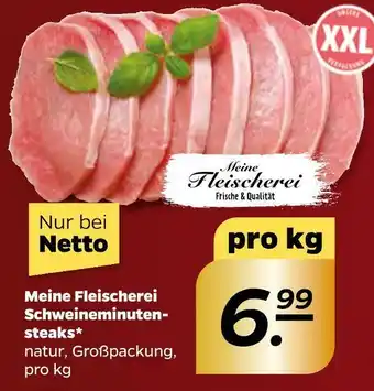 NETTO Meine fleischerei schweineminutensteaks Angebot